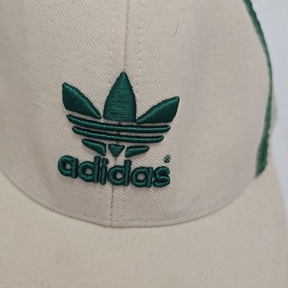 Adidas Cream and Green Fitted Cap M - Picture 2 of 6